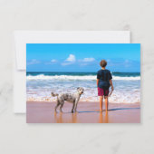 Aangepaste foto Verjaardag Kaart Uw eigen ontwerp (Achterkant)