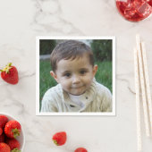 Aangepaste foto Verjaardag Papier servet (Insitu)