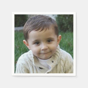 Aangepaste foto Verjaardag Papier servet