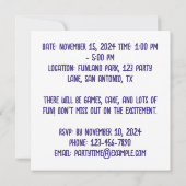 Aangepaste Foto Verjaardag Party Pet Kaart (Achterkant)