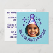 Aangepaste Foto Verjaardag Party Pet Kaart (Voorkant / Achterkant)