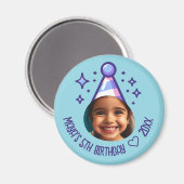 Aangepaste Foto Verjaardag Party Pet Keepsake Magneet (Voorkant / Achterkant)