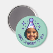 Aangepaste Foto Verjaardag Party Pet Keepsake Magneet (Voorkant / Achterkant)
