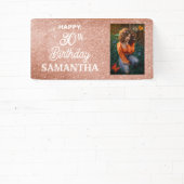 Aangepaste foto verjaardag spandoek (Insitu)