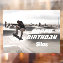 Aangepaste foto Verjaardag Venster Cling