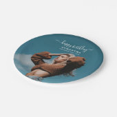 Aangepaste Foto Verjaardagsfeest Selfie Afbeelding Papieren Bordje (Gekanteld)