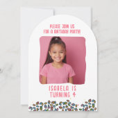 Aangepaste foto Verjaardagsfeest Sprinkles Kinder  Kaart (Voorkant)