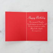 Aangepaste Foto, Verjaardagskaart. gelukkige verja Bedankkaart (Binnen)