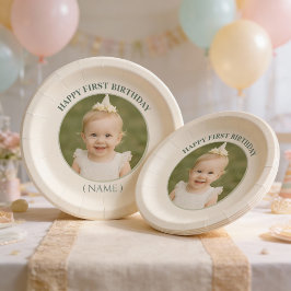 Aangepaste foto-verjaardagssticker - Persoonlijke  Papieren Bordje