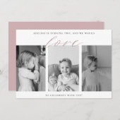 Aangepaste foto verjaardagsuitnodiging kaart (Voorkant / Achterkant)