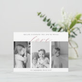 Aangepaste foto verjaardagsuitnodiging kaart (Staand voorkant)