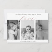 Aangepaste foto verjaardagsuitnodiging kaart (Voorkant)