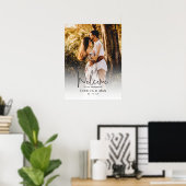 Aangepaste foto Verloving Welkomstteken & Digitaal Poster (Thuiskantoor)