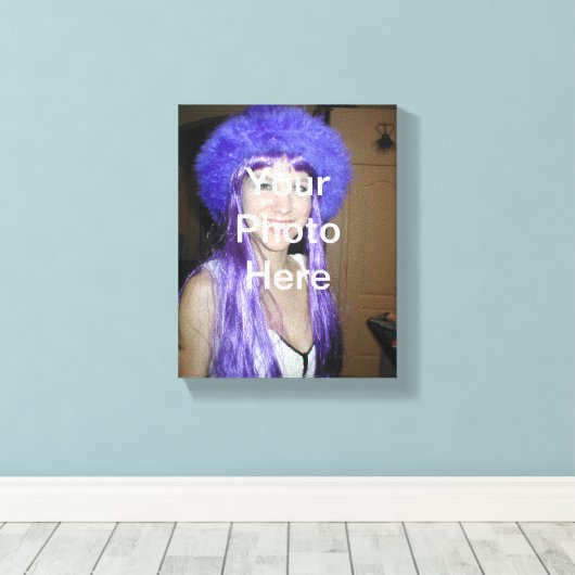 Aangepaste foto verpakt canvas (Insitu (Houten vloer))