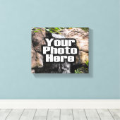 Aangepaste foto verpakt canvas (Insitu (Houten vloer))