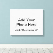 Aangepaste foto verpakt canvas (Insitu (Houten vloer))