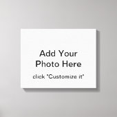 Aangepaste foto verpakt canvas (Voorkant)