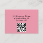 Aangepaste foto verpleegkundig specialist QR-code Visitekaartje (Achterkant)