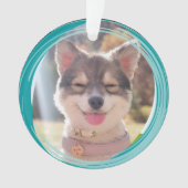 Aangepaste foto-versiering ornament (voorkant)