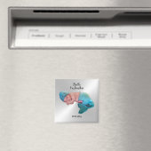 Aangepaste foto vierkante magneet (Insitu (Vaatwasser))