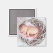 Aangepaste foto vierkante magneet (Voorkant / Achterkant)