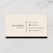 Aangepaste foto visitekaartje (Achterkant)