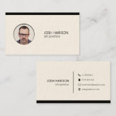 Aangepaste foto visitekaartje (Voorkant / Achterkant)