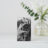 Aangepaste foto Visitekaartjes Minimal Stijlvol (Staand voorkant)