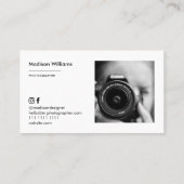 Aangepaste foto Visitekaartjes Minimal Stijlvol (Achterkant)