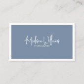 Aangepaste foto Visitekaartjes Minimal Stijlvol (Voorkant)