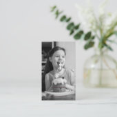 Aangepaste foto Visitekaartjes Minimal Stijlvol (Staand voorkant)