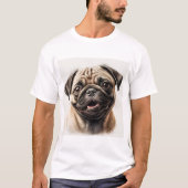 Aangepaste foto Voeg uw eigen Hondenliefhebber Pet T-shirt (Voorkant)