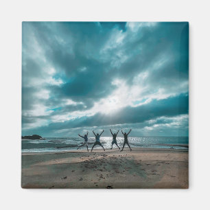 Aangepaste foto Voeg uw eigen huwelijksverjaardag  Magneet