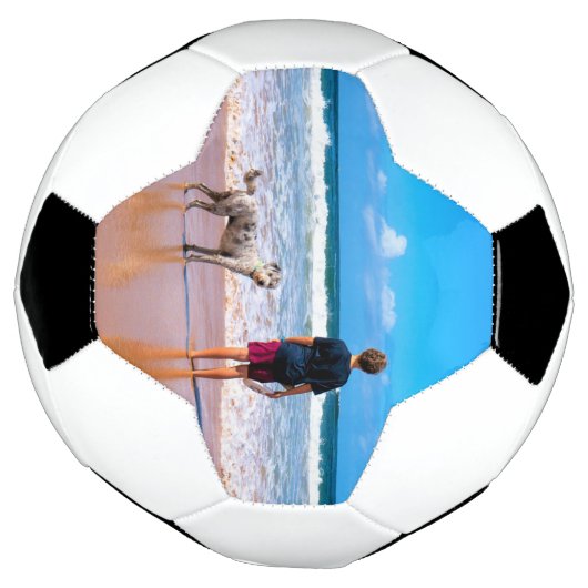 Aangepaste Foto Voetbal Gift Uw Hond Foto's (Gedraaid)