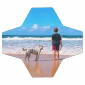 Aangepaste Foto Voetbal Gift Uw Hond Foto's (Enkel)