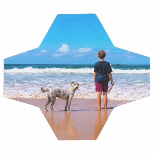 Aangepaste Foto Voetbal Gift Uw Hond Foto's (Enkel)