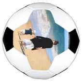 Aangepaste foto voetbal upload je foto's cadeau (Gedraaid)
