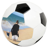 Aangepaste foto voetbal upload je foto's cadeau (Drie kwart)