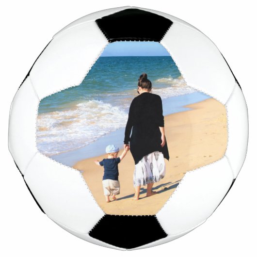 Aangepaste foto voetbal upload je foto's cadeau (Voorkant)
