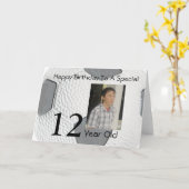 Aangepaste foto Voetdag Kaart Voetbal (Gele Bloem)