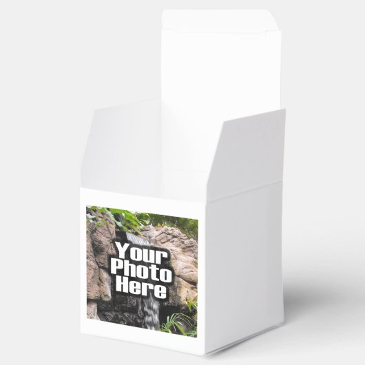 Aangepaste foto volledig gepersonaliseerd voor kle bedankdoosjes (Geopend)