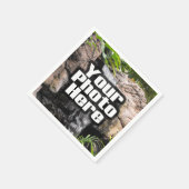 Aangepaste foto volledig gepersonaliseerd voor kle servet (Hoek)