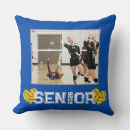 Aangepaste foto volleybal senior nummer  kussen