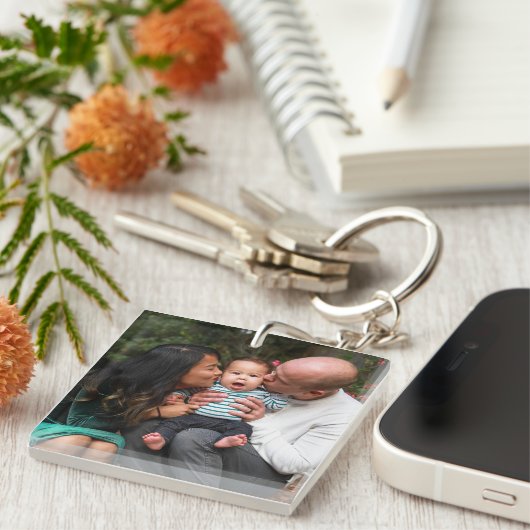 Aangepaste foto voor aangepaste reeks sleutelhanger (Voorkant Rechts)