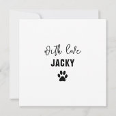 Aangepaste foto voor beste hond Mam ooit Kaart (Achterkant)