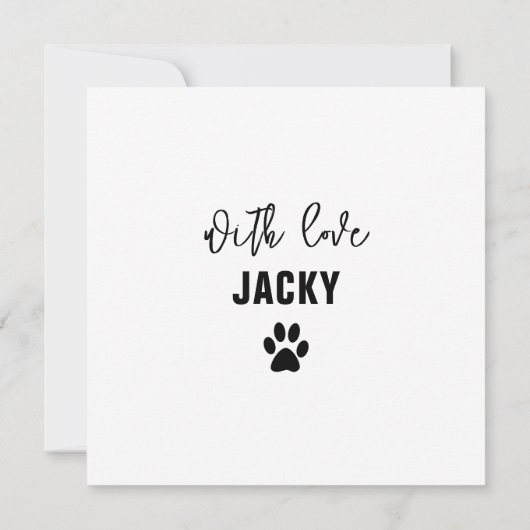 Aangepaste foto voor beste hond Mam ooit Kaart (Achterkant)