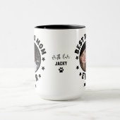 Aangepaste foto voor beste hond Mam ooit Mok (Midden)