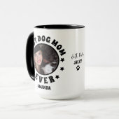 Aangepaste foto voor beste hond Mam ooit Mok (Voorkant links)