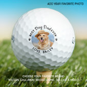Aangepaste foto voor beste ooit-honden golfballen