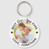 Aangepaste foto voor beste opa op maat sleutelhanger (Voorkant)